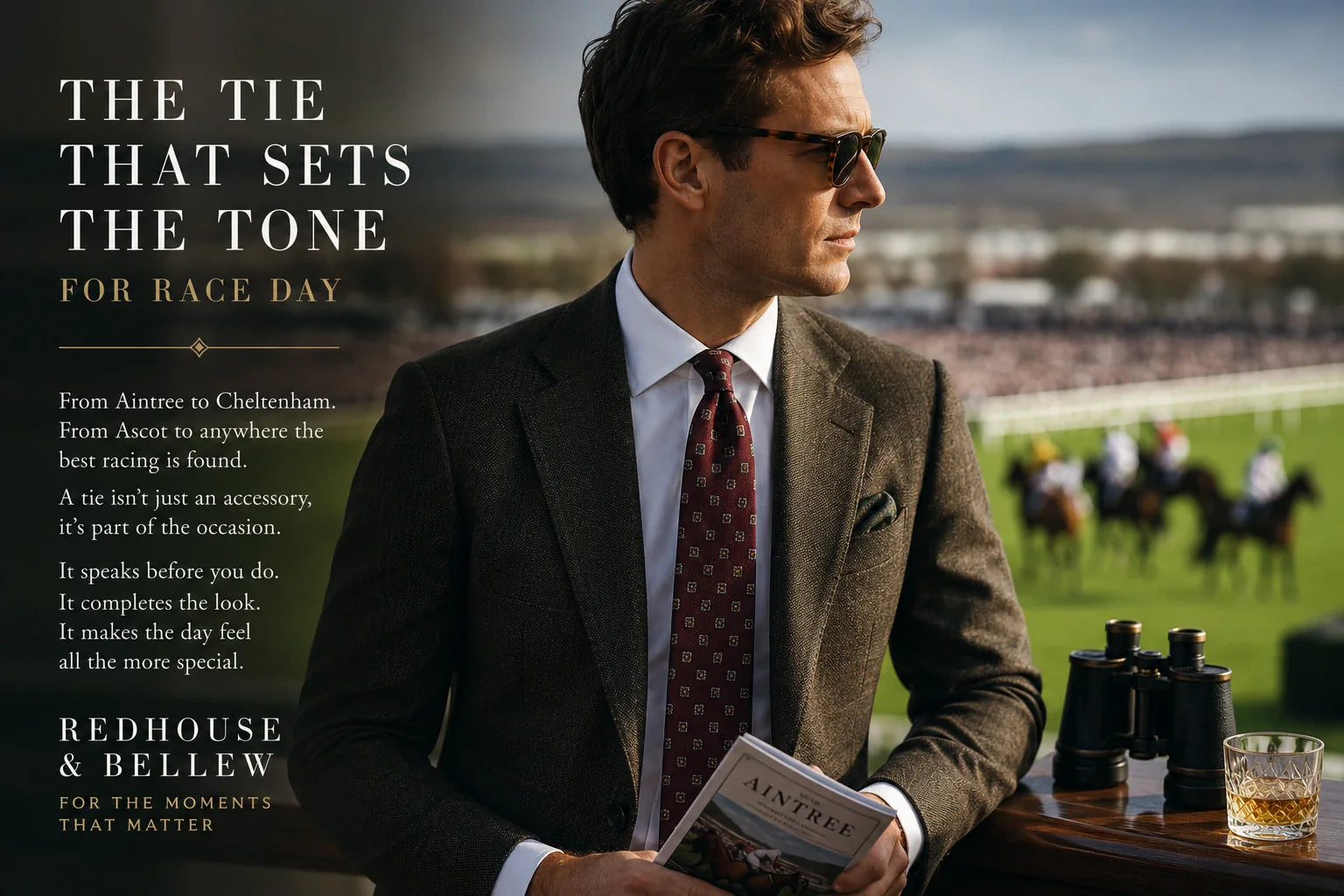 The Tie That Sets the Tone for Race Day
