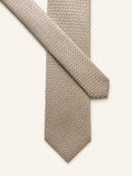 Champagne Silk Tie — The Woven Texture