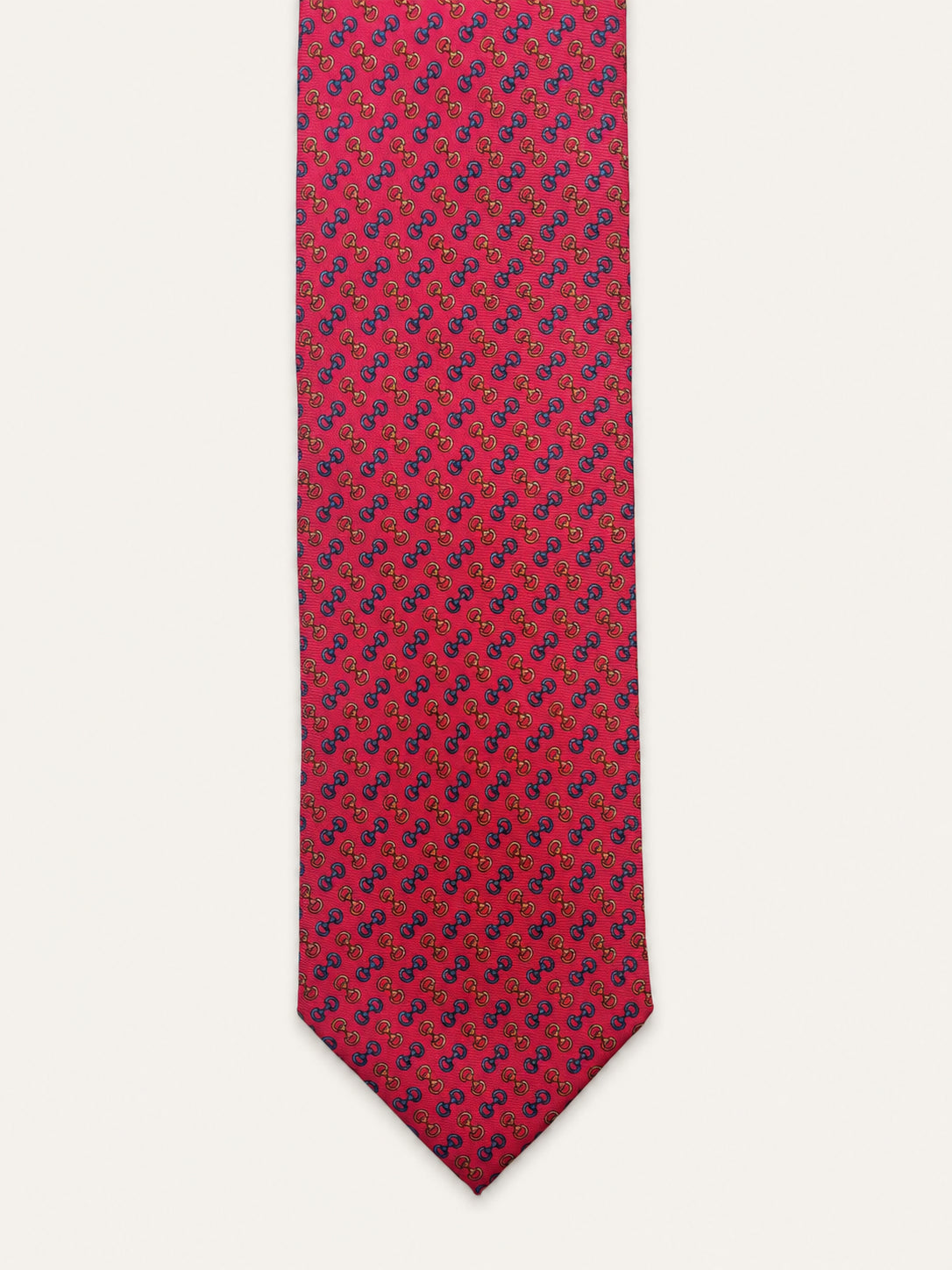 Red Silk Tie — The Bit Motif