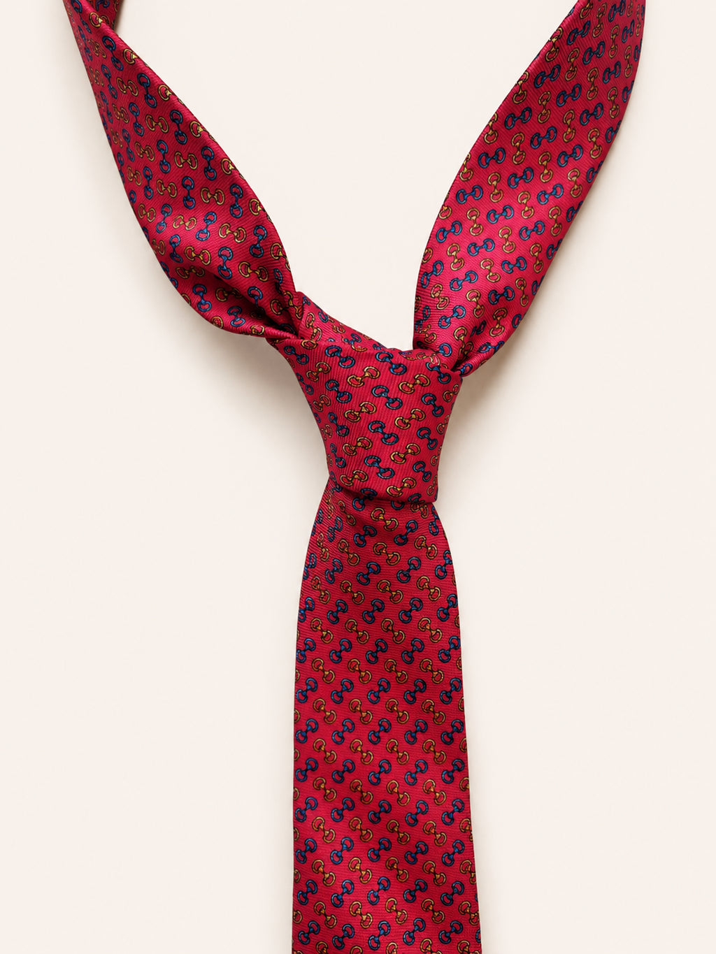 Red Silk Tie — The Bit Motif