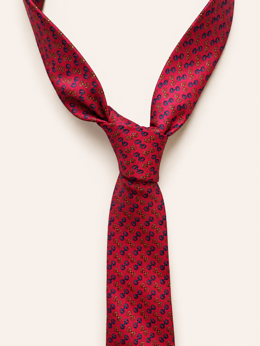 Red Silk Tie — The Bit Motif
